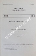 Book cover of Periodical Operating Notice containing General Instructions and Notices, 4 October to 5 December 1997 by Railtrack Midlands
